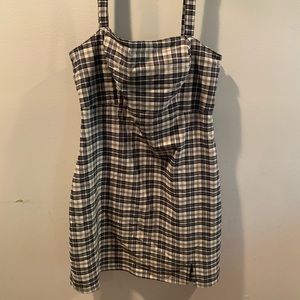 Hollister Plaid Dress Large